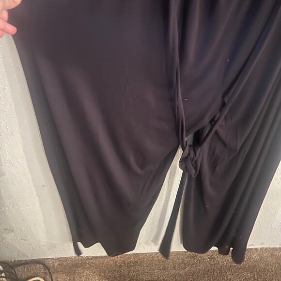 NWT Lane Bryant 22/24L Halter Top Wide Leg Jumper Black Retro Goth Whimsygoth - Picture 4 of 16